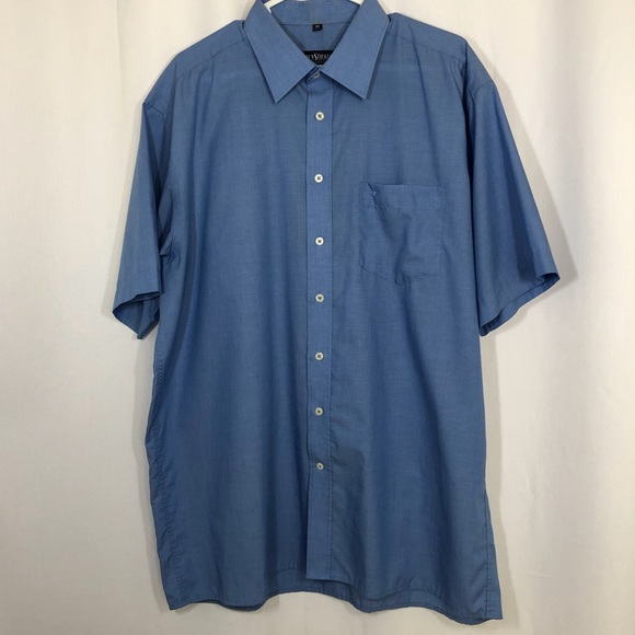Men’s Short Sleeve Button Down Shirt - Picture 1 of 4